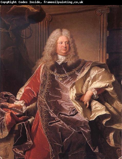 Hyacinthe Rigaud Count Philipp Ludwing Wenzel of Sinzendorf